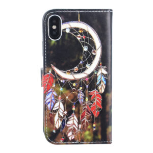 Apple iPhone X; iPhone Xs Pasjeshouder Print Booktype hoesje - Magneetsluiting - Kunststof;TPU