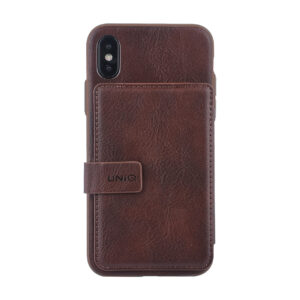 UNIQ Backcover voor iPhone X-Xs - Bruin