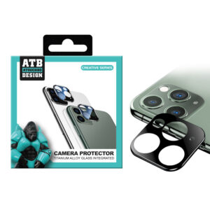 ATB Design Titanium + Tempered Glass Camera Lens Protector iPhone 11 Pro/11 Pro Max Groen