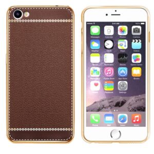 CoolSkin Leather voor iPhone SE 2020/8/7 Bruin