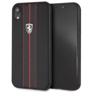 Apple Zwart Ferrari Back Cover voor iPhone XR - Urban Off Track