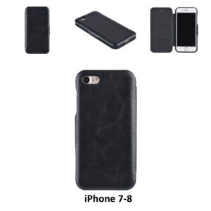 UNIQ Apple iPhone SE2020-7-8 Pasjeshouder Zwart Booktype hoesje - Magneetsluiting - Kunststof;TPU