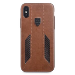 UniQ Accessory Backcover voor Apple iPhone X-Xs - Bruin