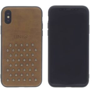 UniQ Accessory Backcover voor Apple iPhone X-Xs - Bruin