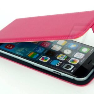 hoesje iPhone 6/6S Pasjeshouder Roze - Magneetsluiting