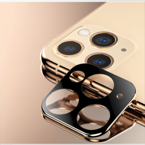 ATB Design Titanium + Tempered Glass Camera Lens Protector iPhone 11 Pro/11 Pro Max Goud