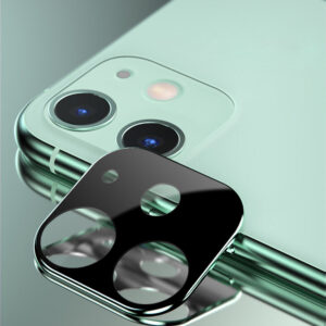 ATB Design Titanium + Tempered Glass Camera Lens Protector iPhone 11 Groen