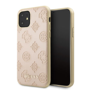 hoesje iPhone 11 -Roze- GUHCN61PELLP - Echt leer