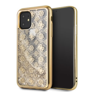 Guess - hoesje iPhone 11 -Goud - GUHCN61PEOLGGO