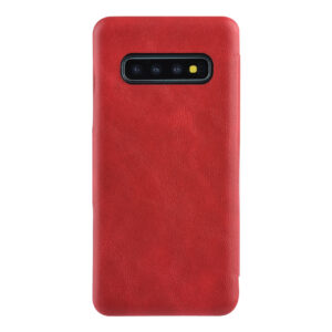 hoesje Samsung Galaxy S10+ Pasjeshouder Rood - Magneetsluiting
