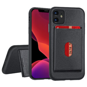 Uniq accessory -hoesje iPhone 11 -Zwart- Pasjeshouder