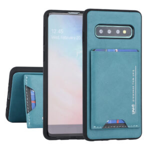 UNIQ Accessory hoesje Samsung Galaxy S10 Plus Groen Pasjeshouder